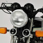 Detalle de la delantera de la maqueta de la moto Honda CB750F de 1979 en escala 1:16 de Tamiya referencia 16020