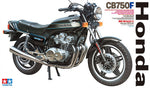 Portada de la caja de la maqueta de la moto Honda CB750F de 1979 en escala 1:16 de Tamiya referencia 16020