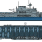 Decoraciones de la maqueta del portaviones norteamericano USS Yorktown en escala 1:700 de Tamiya referencia 31712