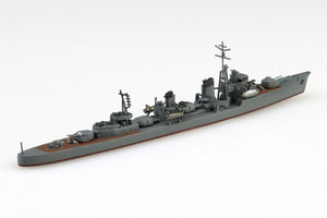 Foto posterior de la maqueta del destructor japonés Shiranui en escala 1:700 de Aoshima referencia 06738