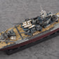 Foto central de la maqueta del acorazado británico HMS Warspite en 1942 en escala 1:700 de Trumpeter referencia 05795