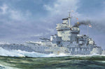 Foto de la portada de la caja de la maqueta del acorazado británico HMS Warspite en 1942 en escala 1:700 de Trumpeter referencia 05795