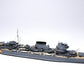 Foto frontal de la maqueta del crucero español Canarias en escala 1:700 de Niko Model referencia 7127