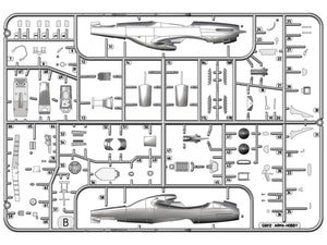 Piezas 1 de la maqueta del caza P-51D en escala 1:72 de Arma Hobby referencia 70073