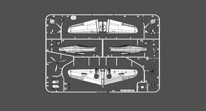 Piezas 1 de la maqueta del caza norteamericano Curtiss H-75 en escala 1:72 de Arma Hobby referencia 70093