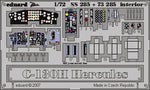 Set de mejora de fotograbados para el avión C-130H Hércules en escala 1:72 de Eduard referencia SS285