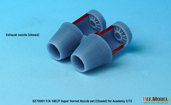 Detalle interior del set de motor y escape del avión norteamericano FA-18 Super Hornet en escala 1:72 de Academy referencia ZD72001