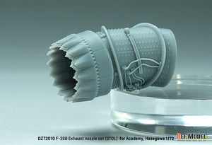 Foto del set de motor y escape STOL del avión norteamericano F-35B Lightning II en escala 1:72 de Academy referencia ZD72010