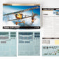Contenido de la caja de la maqueta del caza alemán Fokker D.VII (OAW) edición PorfiPACK en escala 1:72 de Eduard referencia 70131