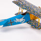 Foto lateral derecha de la maqueta del caza alemán Fokker D.VII (OAW) edición PorfiPACK en escala 1:72 de Eduard referencia 70131