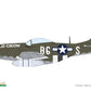 Decoración 2 de la maqueta del caza P-51D Mustang en escala 1:72 de Eduard Weekend edition referencia 7477