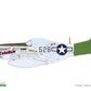 Decoración 4 de la maqueta del caza P-51D Mustang en escala 1:72 de Eduard Weekend edition referencia 7477