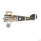 Decoración 1 de la maqueta del caza británico Sopwith Camel F.1 motor Clerget en escala 1:48 de Eduard edición Weekend referencia 8486
