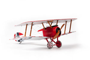 Foto lateral derecha de la maqueta del caza británico Sopwith Camel F.1 motor Clerget en escala 1:48 de Eduard edición Weekend referencia 8486