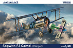 Portada de la caja de la maqueta del caza británico Sopwith Camel F.1 motor Clerget en escala 1:48 de Eduard edición Weekend referencia 8486