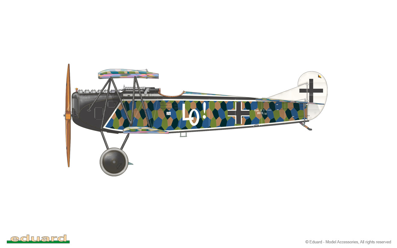 Decoración 2 de la edición especial de Eduard de 3 aviones que voló Ernst Udet en la Primera Guerra Mundial en escala 1:72 referencia 2135
