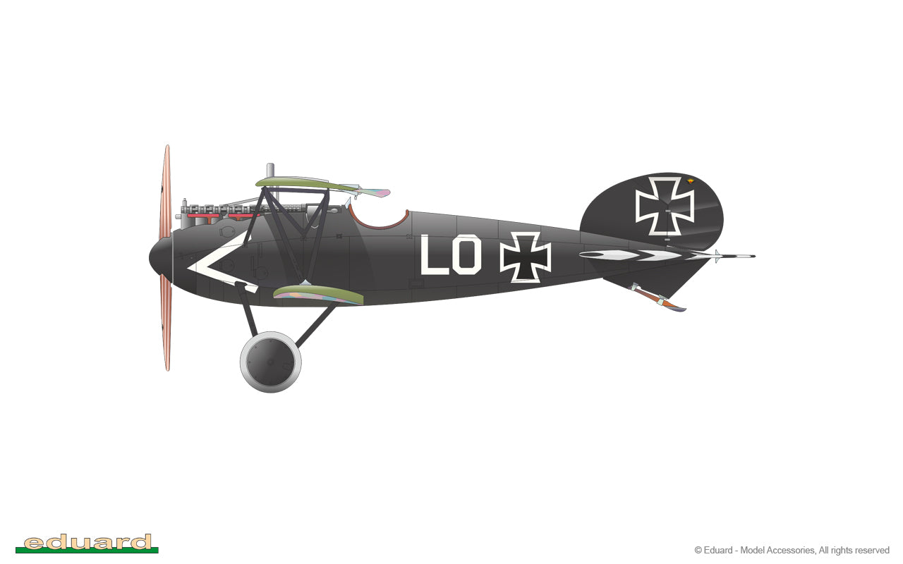 Decoración 6 de la edición especial de Eduard de 3 aviones que voló Ernst Udet en la Primera Guerra Mundial en escala 1:72 referencia 2135