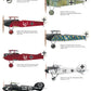 Resumen de las decoraciones de la edición especial de Eduard de 3 aviones que voló Ernst Udet en la Primera Guerra Mundial en escala 1:72 referencia 2135