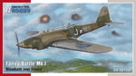 Portada de la caja de la maqueta del bombardero táctico británico Fairey Battle Mk.I en escala 1:72 de Special Hobby referencia 72153