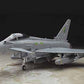 Foto frontal de la maqueta del caza Eurofighter Typhonn en escala 1:72 de HAsegawa refencia E40 o 01570