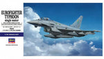 Portada de la caja de la maqueta del caza Eurofighter Typhonn en escala 1:72 de HAsegawa refencia E40 o 01570
