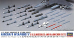Portada de la caja de armamento para aviones norteamericanos modernos en escala 1:72 de Hasegawa referencia 35009