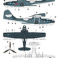Decoración 1 de la maqueta del hidroavión norteamericano Consolidated PYB-5 Catalina en escala 1:72 de Hobby 2000 referencia 72065