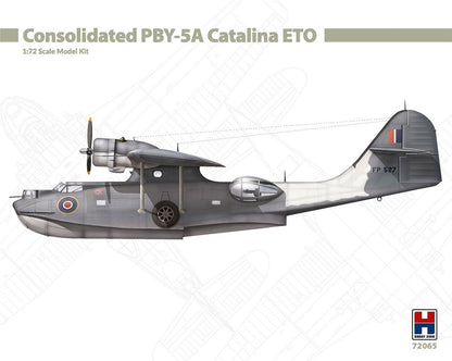 Portada de la maqueta del hidroavión norteamericano Consolidated PYB-5 Catalina en escala 1:72 de Hobby 2000 referencia 72065