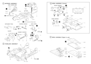 Instrucciones 2 de la maqueta del hidroavión norteamericano PYB-5 PTO Catalina en escala 1:72 de Hobby 2000 referencia 72066