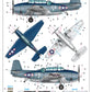 Decoración 2 de la maqueta del bombardero Grumman TBF-1C Avenger en escala 1:72 de Hobby Boss referencia 87275