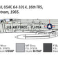 Decoración 3 de la maqueta del avión de reconocimiento RF-4 C/E Phantom II en escala 1:72 de Italeri referencia 1477