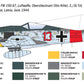 Decoración 1 de la maqueta del caza alemán Fw-190 A7 o A8 edición Ases WW2 en escala 1:72 de Italeri referencia 1490