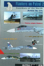 Set de calcas para caza Sukhoi Su-27 Flanker en escala 1:72 de Linden Hill referencia 72007