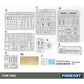 Contenido de la maqueta del M142 HIMARS en versión ATACMS/GMLRS en escala 1:72 de Foreart referencia 2008