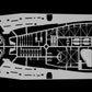 Piezas 5 de la maqueta del avión de transporte alemán Me-323 Giant en escala 1:72 de Italeri referencia 0104