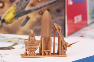 Piezas de resina de la maqueta del caza alemán Messerschmitt Bf 109 E4/7 en escala 1:72 de Special Hobby referencia 72496