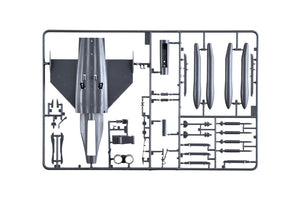 Piezas 2 de la maqueta del caza francés Rafale B en escala 1:72 de Italeri referencia 0092