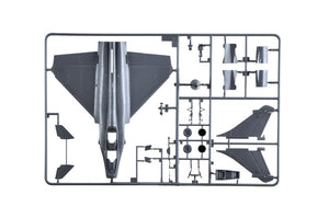 Piezas 1 de la maqueta del caza francés Rafale B en escala 1:72 de Italeri referencia 0092
