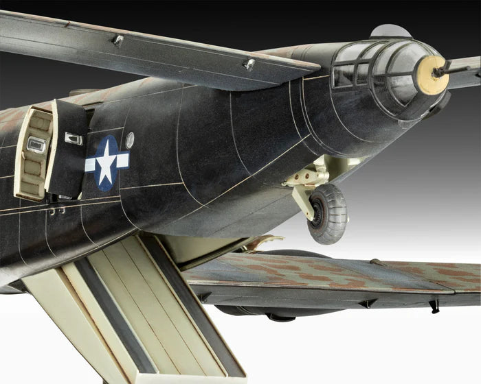 Foto detalle de la trasera de la maqueta del avión alemán Junkers Ju 290 en escala 1:72 de Revell referencia 03754