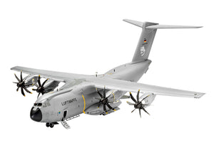 Foto de la maqueta del avión de transporte Airbus A400M Atlas en escala 1:72 de Revell referencia 03929