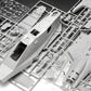 Piezas de la maqueta de l nave espacial Razor Crest en la película Mandalorian y Grogu en escala 1:72 de Revell referencia 06747