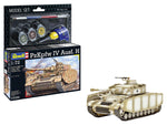 Model set de Panzer IV Ausf. H en escala 1:72 con pinturas, pincel y pegamento de Revell referencia 63184