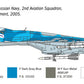 Decoración 1 de la maqueta del caza ruso Su-33 Flanker en escala 1:72 de Italeri referencia 0197