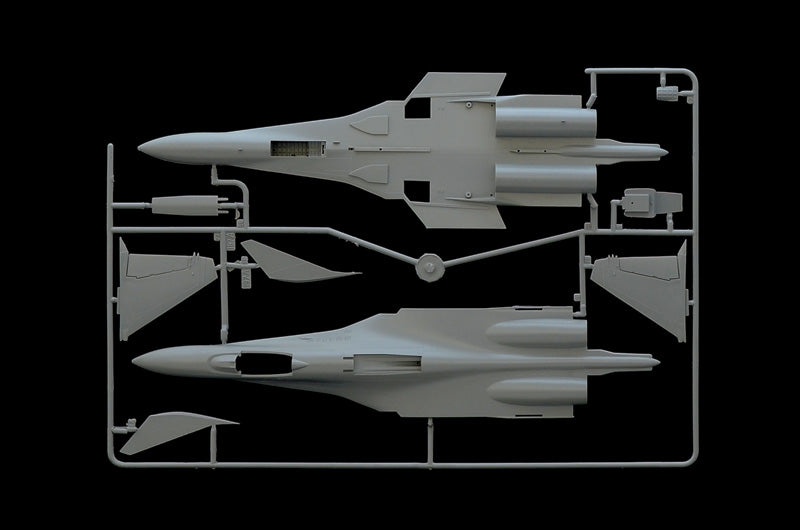 Piezas 1 de la maqueta del caza ruso Su-33 Flanker en escala 1:72 de Italeri referencia 0197