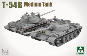 Fotos de la maqueta del tanque soviético T-54B en escala 1:72 de Takom referencia 5025