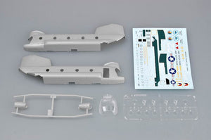 Piezas 1 de la maqueta del helicóptero norteamericano Boeing CH-47 en versión A en escala 1:72 de Trumpeter referencia 01621