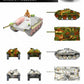 Decoraciones de la maqueta del cazacarros alemán Jagdpanzer 38t Hetzer en versión intermedia y en escala 1:72 de Vespid Model referencia VS720023