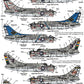 Instrucciones 2 de la hoja de calcas Xtradecal para caza A-7 Corsair II en escala 1:72 referencia XDL-72241