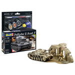 Model set de Panzer II Ausf. F en escala 1:76 con pinturas, pincel y pegamento de Revell referencia 63229
