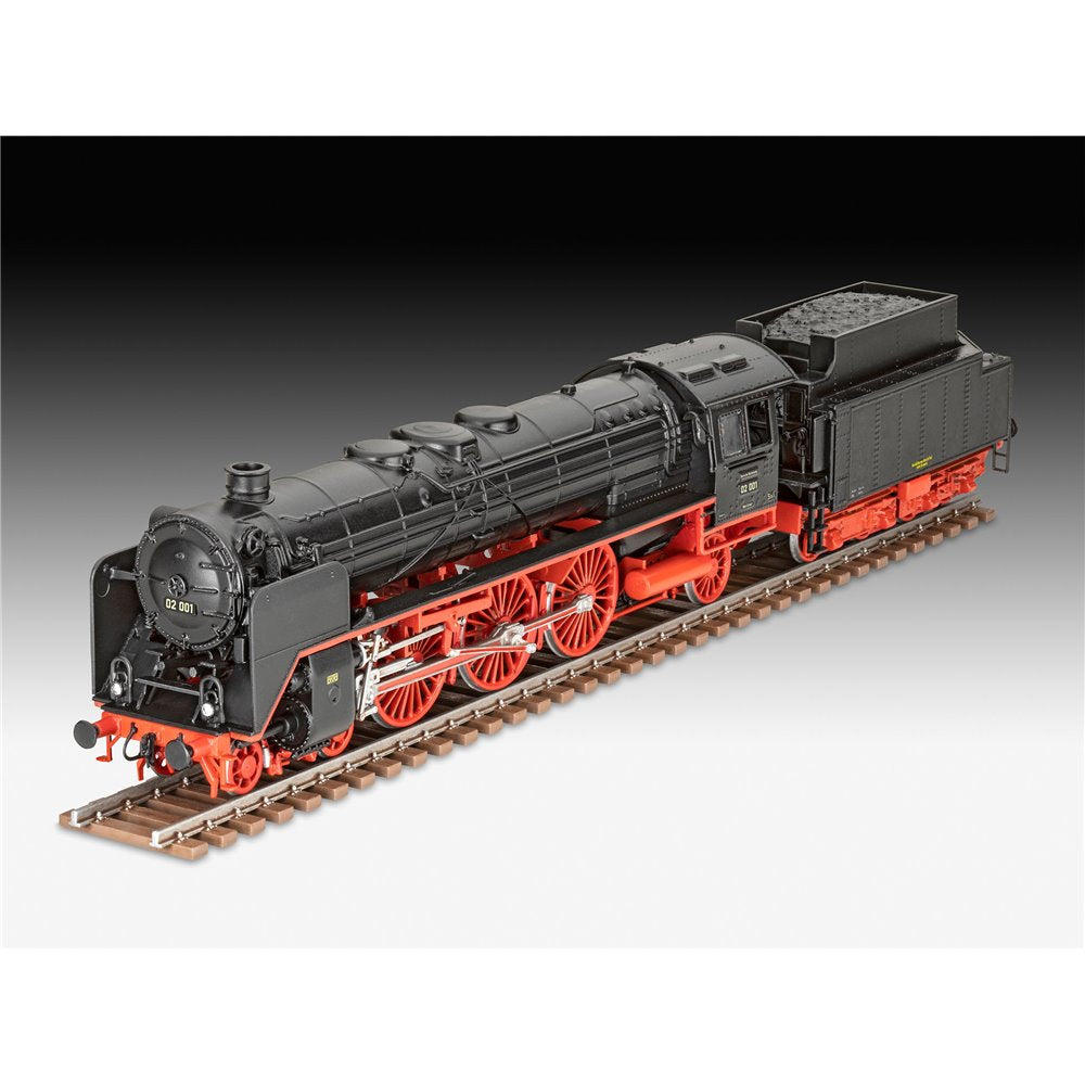 Foto de la maqueta de la locomotora alemana BR 02 en escala 1:87 de Revell referencia 02171